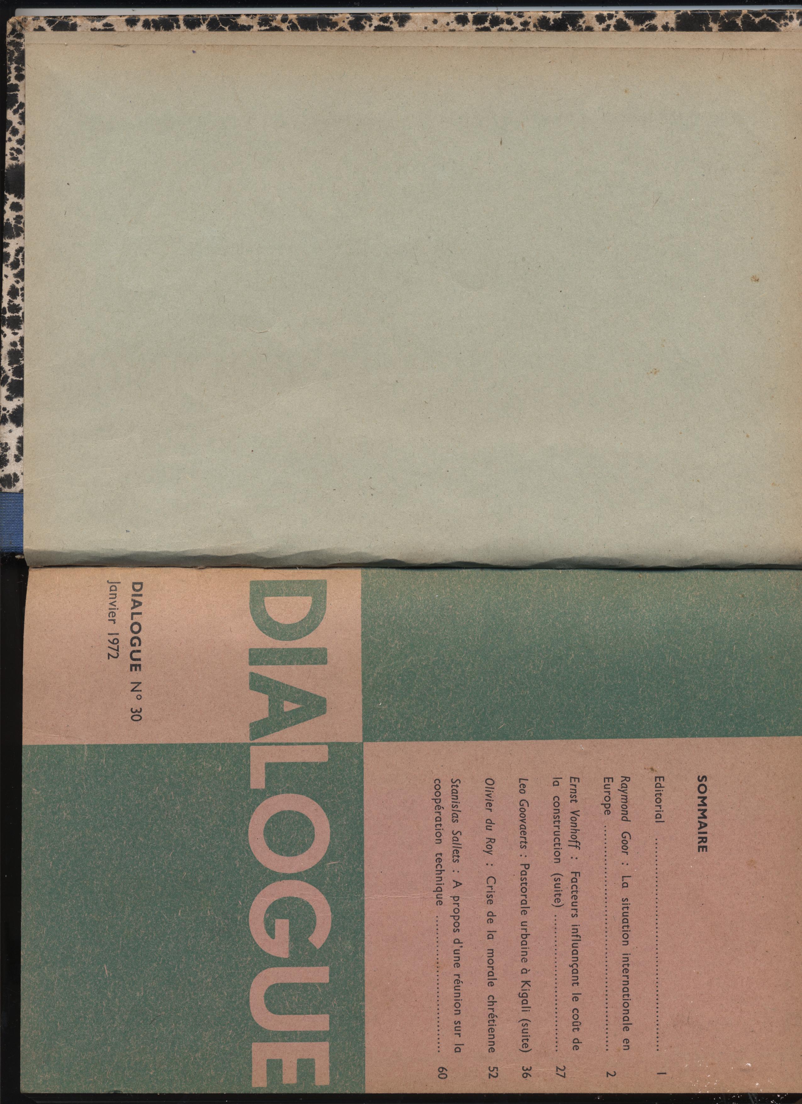 DIALOGUE NO.30