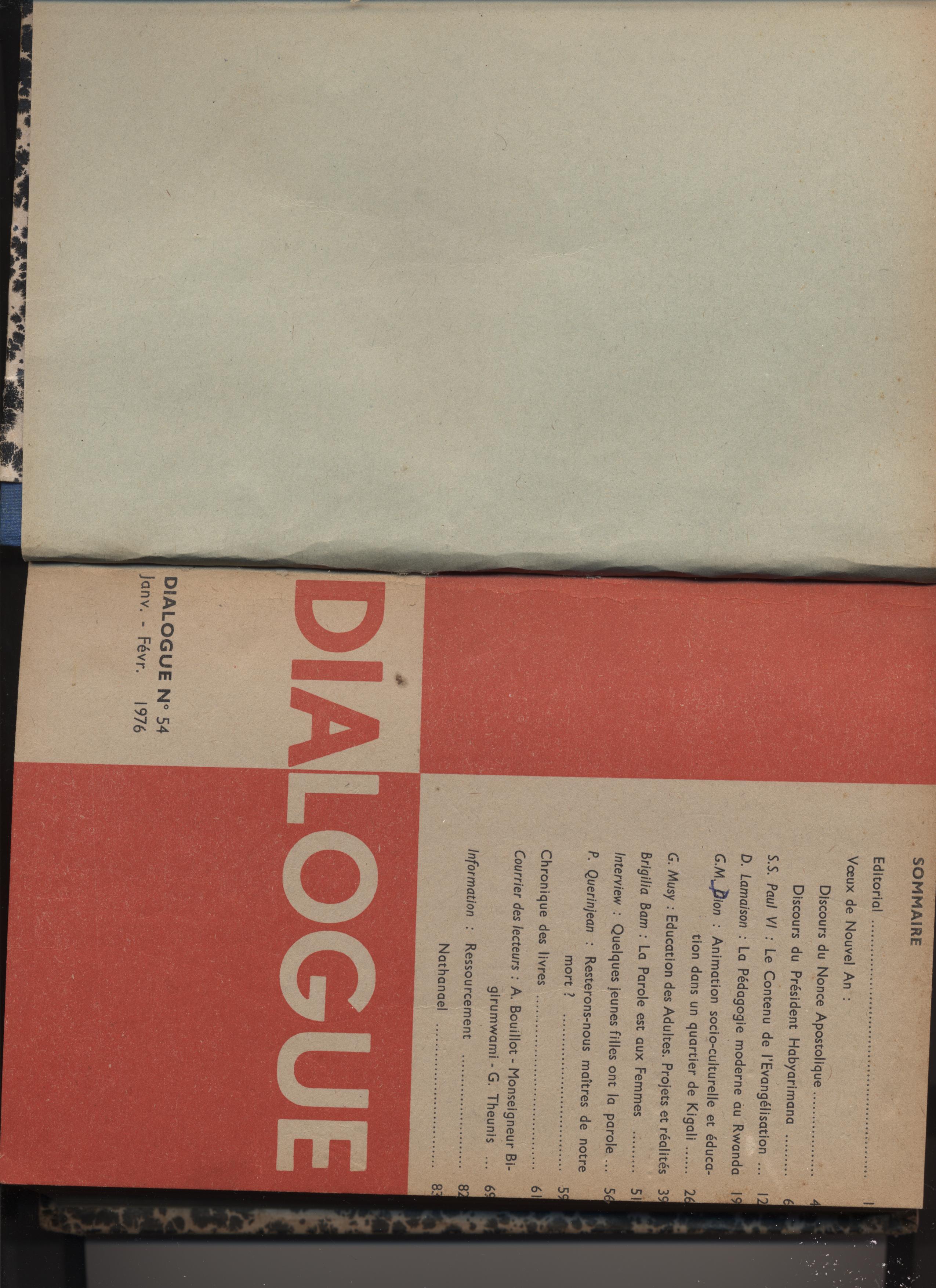 DIALOGUE NO.54
